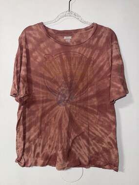 Tailgate The Rolling Stones Tie-Dye Oversized T-Shirt Pink Medium